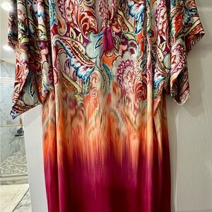 Ralph Lauren Vibrant Multicolor Paisley Dress